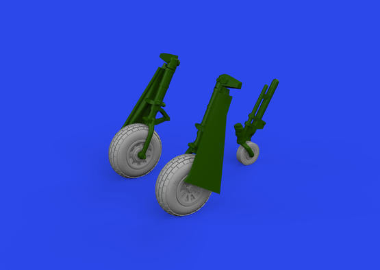 Eduard P-51D wheels block tread 1/72 Brassin for EDUARD