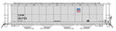 PREORDER Intermountain N 65142 NSC 59' 4550 Cubic Foot Cylindrical Hopper with Trough Hatch, Chicago & North Western UP Shield