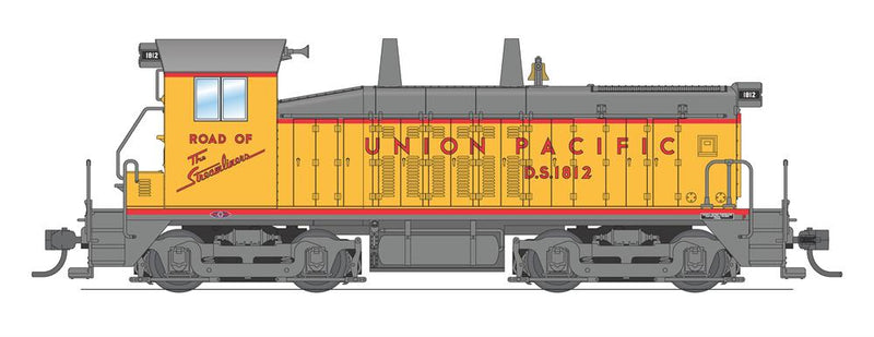 BLI 6754 EMD SW7, UP 1812, Road of the Streamliners, Gray Trucks, Paragon4 Sound/DC/DCC, HO