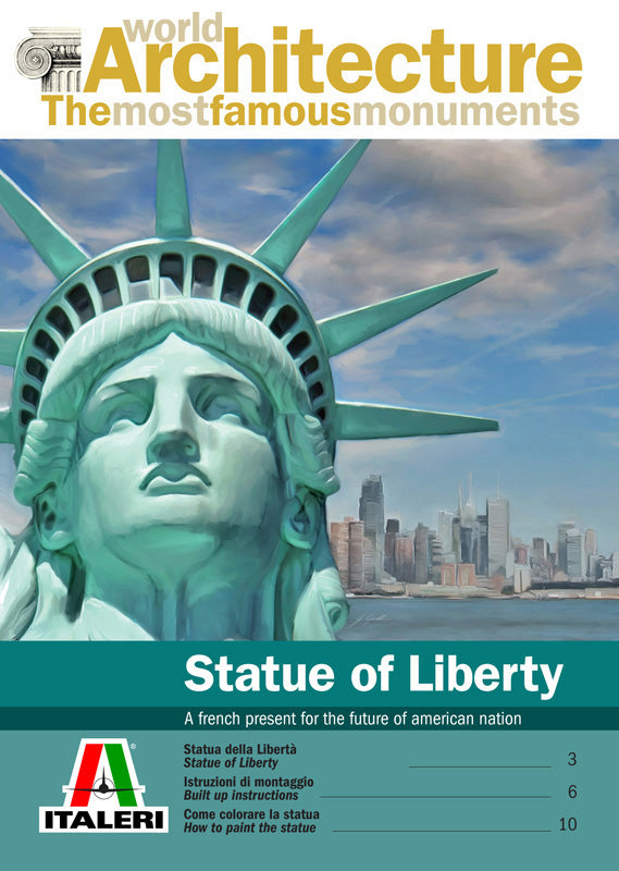 Italeri 68002 STATUE OF LIBERTY: WORLD ARCHITECTURE