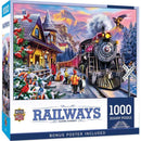 Train Enthusiast Vendors 72514-4 Railways, Alpine Journey Jigsaw Puzzle, 1000 Pieces