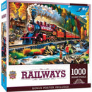 Train Enthusiast Vendors 72515-4 Railways, Fall Passage Jigsaw Puzzle, 1000 Pieces