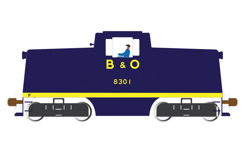 Bachmann HO 68201 GE 44-Ton Switcher, Baltimore and Ohio