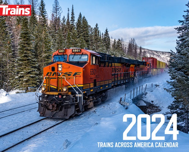 Kalmbach Publishing Company 68208 Trains Across America 2024 Calendar