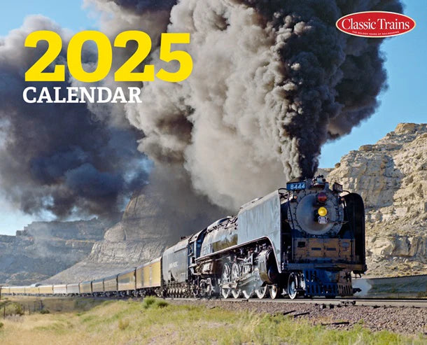 Kalmbach 68214 2025 Classic Trains Calendar -- 12 Months Plus Bonus Section