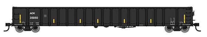 PREORDER Walthers Mainline HO 6457 68' Railgon Gondola, Ready To Run, Arkansas-Oklahoma