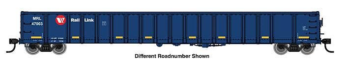 PREORDER Walthers Mainline HO 6476 68' Railgon Gondola, Ready To Run, Montana Rail Link