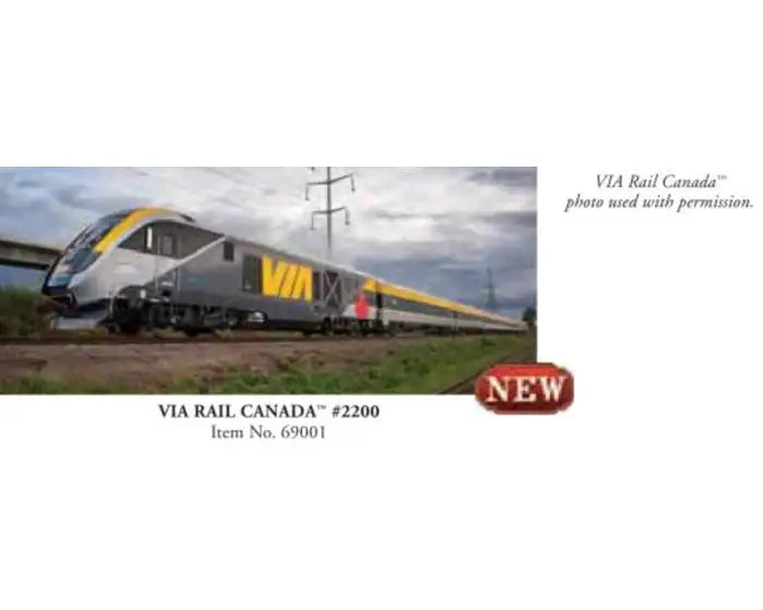 Bachmann HO 69001 Siemens SC-42 Charger, VIA Rail Canada