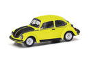 PREORDER Herpa Models 421102 HO Volkswagen Old Beetle 1303 - Assembled -- Yellow, Black