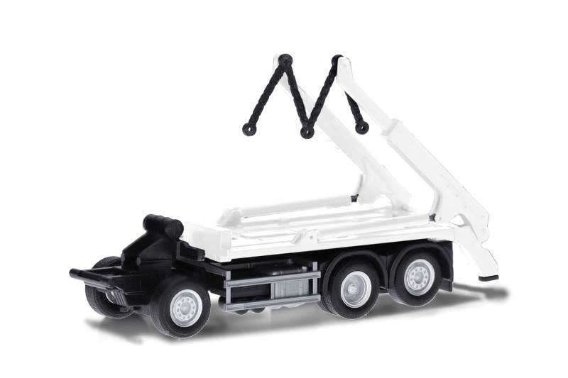 PREORDER Herpa Models 085885 HO MAN 3-Axle Chassis, Skiploader Frame -- pkg(2)