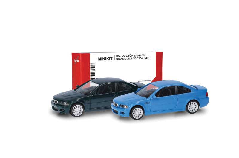 PREORDER Herpa Models 014007 HO BMW 3 Series Coupe - Minikit -- Various Standard Colors pkg(2)