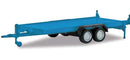 Herpa HO 52450 2-Axle Trailer, For Cars or Pick-Ups