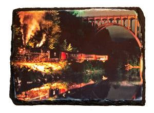 Van Buren Productions 1250 Steam Night Shot Under Bridge Slate