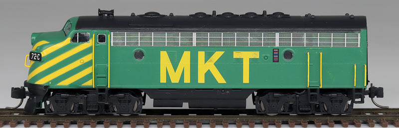 InterMountain 69292 EMD F7A - Standard DC -- Missouri-Kansas-Texas (green, yellow, black), N Scale