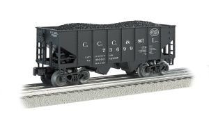 Williams by Bachmann O 48205 55t 2-Bay Hopper NYC/Big Four