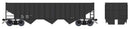 PREORDER Bowser HO 43442 70-Ton 14-Panel 3-Bay Hopper, Dimensional Data (black)