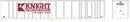Bowser HO 43294 53' Platewall Highway Trailer, Assembled, Knight