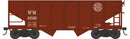 PREORDER Bowser HO 43585 55-Ton Fishbelly Hopper, Western Maryland