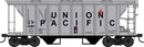 PREORDER Bowser HO 43636 70-Ton 2-Bay Covered Hopper with Closed Sides, Union Pacific