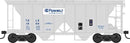 PREORDER Bowser HO 43625 70-Ton 2-Bay Covered Hopper with Open Sides, Pennwalt Chemicals