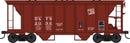 PREORDER Bowser HO 43602 70-Ton 2-Bay Covered Hopper with Closed Sides, Detroit & Toledo Shoreline