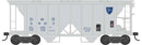 PREORDER Bowser HO 43603 70-Ton 2-Bay Covered Hopper with Open Sides, Delaware & Hudson