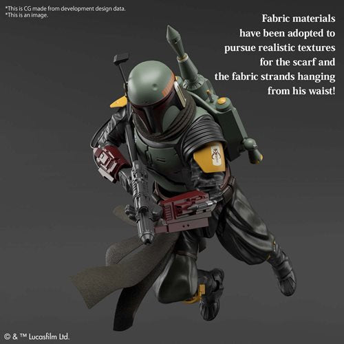 Bandai 2607743 Star Wars: The Mandalorian Boba Fett 1:12 Scale Model Kit