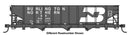 Walthers Mainline HO 56706 70-Ton AAR 3-Bay Open Hopper, Burlington Northern
