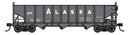 Walthers Mainline HO 910-56733 70-Ton AAR 3-Bay Open Hopper, Alaska
