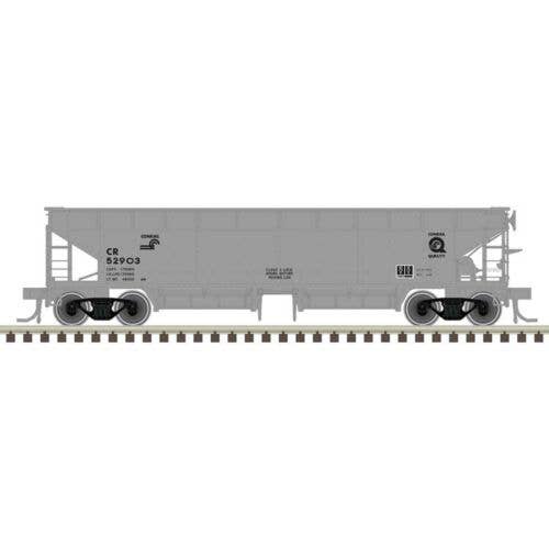 Atlas N 50006604 70-Ton Hart Ballast Car, Master, Conrail 52903