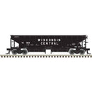 Atlas N 50006619 70-Ton Hart Ballast Car, Master, Wisconsin Central