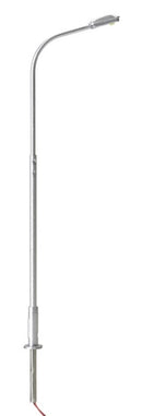 Atlas N 70000150 Single Arm Street Lights, Silver/Cool White LED (3)