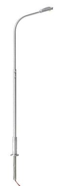 Atlas N 70000149 Single Arm Street Lights, Silver/Warm LED (3)