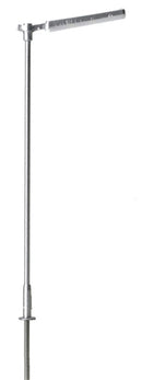 Atlas N 70000158 Single Arm Parking Lot Lights, Silver/Cool White LED (3)