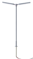 Atlas N 70000160 Double Arm Parking Lot Lights, Gray/Cool White LED (3)