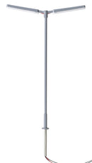Atlas HO 70000176 Double Arm Parking Lot Lights, Gray/Cool White LED (3)