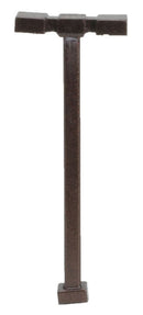 Atlas N 70000188 Double Arm Square Lights, 15' Bronze with Cool White LEDs (3)