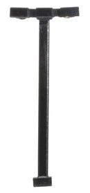 Atlas N 70000189 Double Arm Square Light, 15' Black with Warm White LEDs (3)
