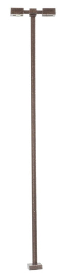 Atlas HO 70000213 Double Arm Square Light, 30' Bronze with Warm White LEDs (3)