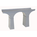 ATLAS 70000226 Double-Track Cut-Stone Viaduct -- 18 x 5-1/4" cm, Variable Height, HO Scale