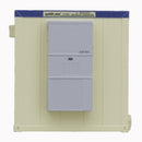 Atlas 70000230 40' Mobile Office Container - Assembled -- Mobile Mini (tan, blue), HO Scale