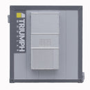 Atlas 70000231 40' Mobile Office Container - Assembled -- Triumph (two-tone gray), HO Scale