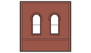 Woodland Scenics 30103 HO DPM Dock Level Wall Arched Windows
