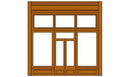 Woodland Scenics 30161 HO DPM Street Level Wall 20th Century Storefront Entry