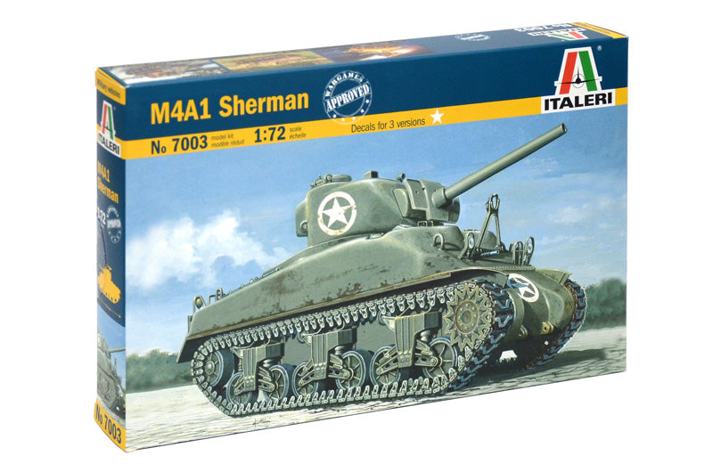 Italeri 7003 - SCALE 1 : 72 M4A1 SHERMAN