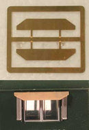Cal-Scale HO 535 Diesel Sun Shade, Etched Brass