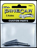 PineCar 457 Axles - 5 nails