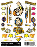 PineCar 465 Stick-On Decal - Captain Zoom