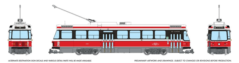 PREORDER Rapido HO 702504 Canadian Light Rail Vehicle, Toronto Transit Commission