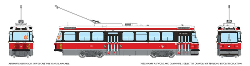 PREORDER Rapido HO 702011 Canadian Light Rail Vehicle, Toronto Transit Commission